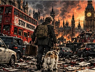 Illustration of a necessary withdrawal in Bernard and Mr Pickles' first day.